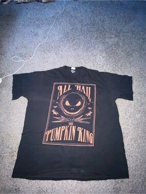 Disney Black Graphic Tee with Subtle Multicolor Print